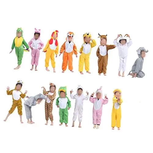 Produktbild: LIFKOME Ziege Kostüm Für Halloween Und Karneval Tierkostüm Für Größe M 110 Lustiges Tierkostüm Für Und Cosplay Aufführungen