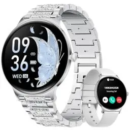 Produktbild: LIGE Smartwatch Damen mit Bluetooth-Anruf, 1,43