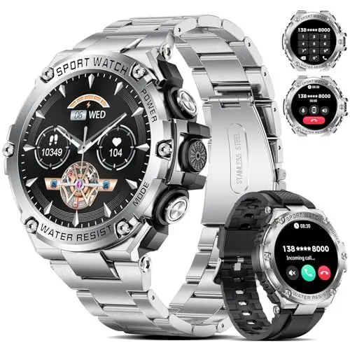 Produktbild: LIGE Smartwatch Herren mit Telefonfunktion,1.39