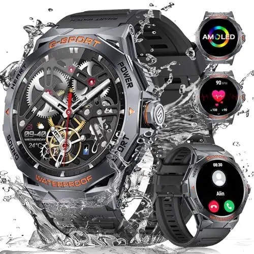 Produktbild: LIGE Smartwatch Herren mit Telefonfunktion, 1,43