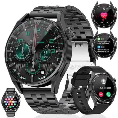 Produktbild: LIGE Smartwatch Herren mit Telefonfunktion Fitnessuhr Tracker 1.39