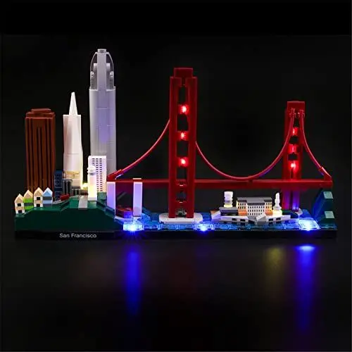 Produktbild: LIGHTAILING Led Licht für Lego- 21043 Architecture San-Francisco – Beleuchtungsset Kompatibel Mit Lego Modell (Lego Bausteinen Modell Nicht enthalten)
