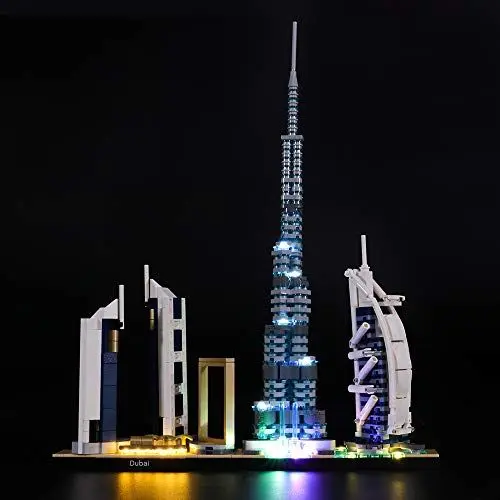 Produktbild: LIGHTAILING Licht-Set Für (Architecture Dubai) Modell - LED Licht-Set Kompatibel Mit Lego 21052(Modell Nicht Enthalten)