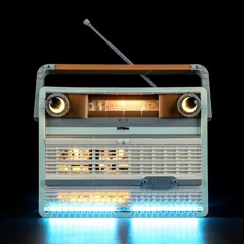 Produktbild: LIGHTAILING Licht-Set Für Lego-10334 Retro-Kofferradio - Led-Beleuchtungsset Kompatibel Mit Lego Bausteinen Modell - Modell Set Nicht Enthalten