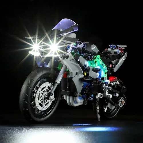 Produktbild: LIGHTAILING Licht-Set Für Lego-42170 Kawasaki Ninja H2R Motorrad - Led-Beleuchtungsset Kompatibel Mit Lego Bausteinen Modell - Modell Set Nicht Enthalten