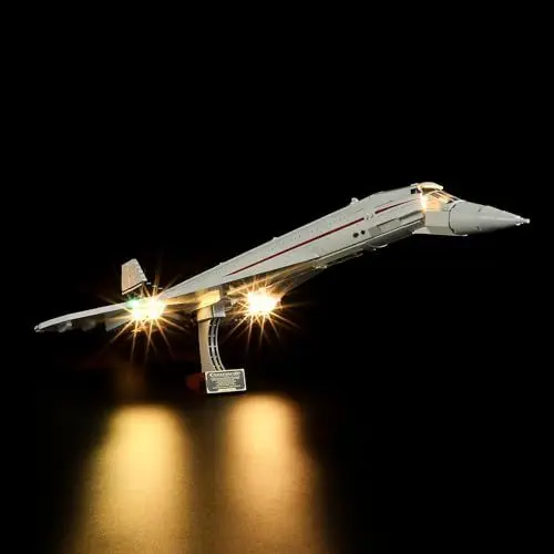 Produktbild: LIGHTAILING Licht-Set Für Lego- 10318 Concorde - Led-Beleuchtungsset Kompatibel Mit Lego Bausteinen Modell - Modell Set Nicht Enthalten