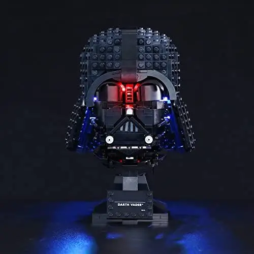 Produktbild: LIGHTAILING Licht-Set Für Lego 75304 Darth Vader Helmet Bausteinen Modell：Fernbedienungsversion - Modell Set Nicht Enthalten