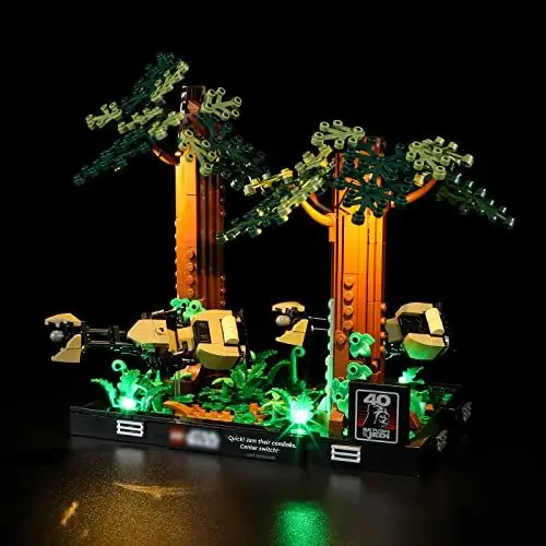 Produktbild: LIGHTAILING Licht-Set Für Lego- 75353 Verfolgungsjagd auf Endor – Diorama - Led-Beleuchtungsset Kompatibel Mit Lego Bausteinen Modell - Modell Set Nicht Enthalten