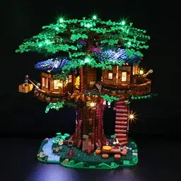 Produktbild: LIGHTAILING Licht-Set Kompatibel Mit Lego 21318 Baumhaus Bausteinen Modell：Fernbedienungsversion - Modell Set Nicht Enthalten
