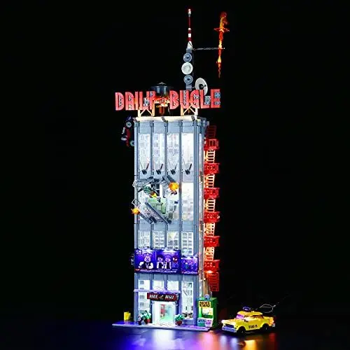 Produktbild: LIGHTAILING Licht-Set für (Spiderman Daily Bugle) Bausteine, LED-Licht-Set, kompatibel mit Lego76178 (Modell Nicht im Lieferumfang enthalten)