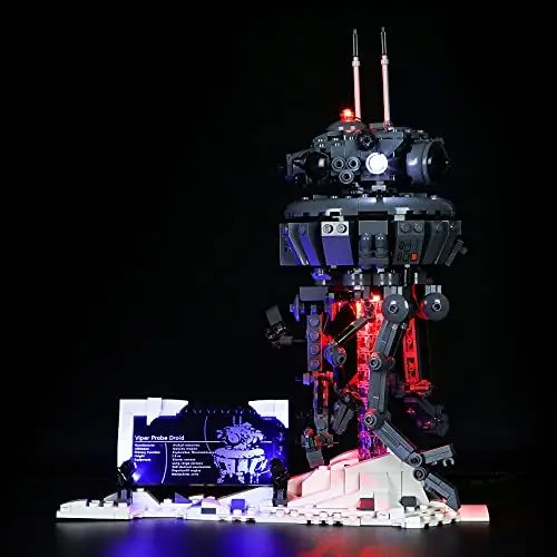 Produktbild: LIGHTAILING Licht-Set für (Star Wars Imperial Probe Droid) Bausteine Modell – LED-Licht-Set kompatibel mit Lego 75306 (Modell Nicht im Lieferumfang enthalten)