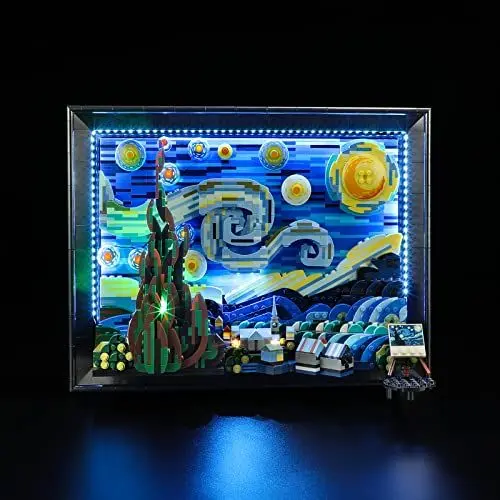 Produktbild: Lightailing Licht-Set Für Lego-21333 Vincent van Gogh Sternennacht - Led-Beleuchtungsset Kompatibel Mit Lego Bausteinen Modell - Modell Set Nicht Enthalten