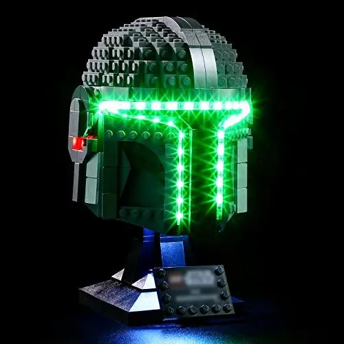 Produktbild: Lightailing Licht-Set Für Lego 75328 Star Wars Mandalorianer Helm Bausteinen Modell - Modell Set Nicht Enthalten