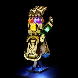 Produktbild: Lightailing Licht-Set Für Lego 76191 Infinity Gauntlet - Led-Beleuchtungsset Kompatibel Mit Lego Bausteinen Modell - Modell Set Nicht Enthalten