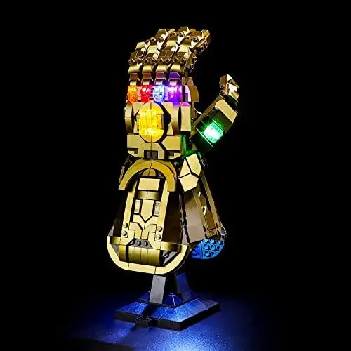 Produktbild: Lightailing Licht-Set Für Lego 76191 Infinity Gauntlet - Led-Beleuchtungsset Kompatibel Mit Lego Bausteinen Modell - Modell Set Nicht Enthalten