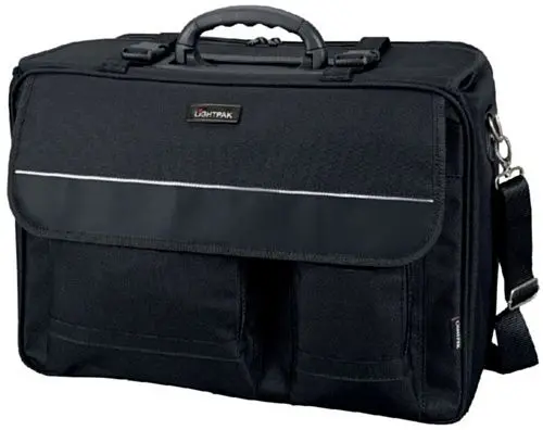 Produktbild: Lightpak Koffer Lightpak 46008 - The Flight Pilotenkoffer, aus Polyester, Schwarz 45 x 34 x 20 cm, 11,5 liters 10100194