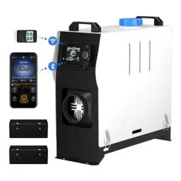 Produktbild: LIKACI Diesel Heizung 5KW-8KW 12V/24V Diesel Luft Auto Parkplatz Heizung mit Bluetooth APP Steuerung, aufgerüstete LCD Schalter Anzeige und Fernbedienung für schnelle Heizung, für Wohnmobil, Garage