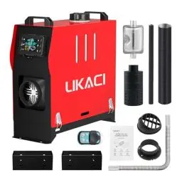 Produktbild: Likaci Dieselheizung All-in-One 5KW-8KW 12V / 24V Tragbare Diesel-Luft-Auto-Standheizung mit verbessertem LCD-Schalterdisplay und Fernbedienung, Schnelles Aufheizen, für Wohnmobil, Autoanhänger