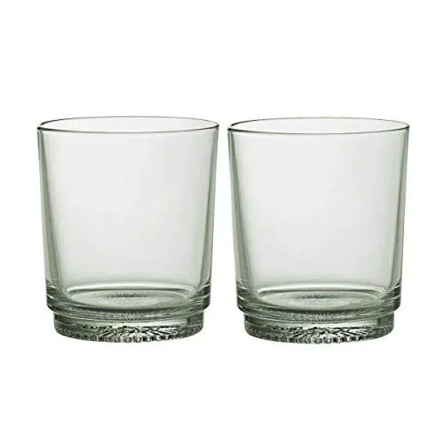 Produktbild: like. by Villeroy und Boch it's my match Wasserglas mineral 2 tlg, extravagantes Trink-Glas Set aus Kristallglas in frischem Grün, spülmaschinenfest, 380 ml
