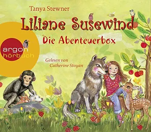 Produktbild: Liliane Susewind – Die Abenteuerbox: Inhalt: Rückt dem Wolf nicht auf den Pelz!, Ein Panda ist kein Känguruh, Schimpansen macht man nicht zum Affen, Ein kleines Reh allein im Schnee