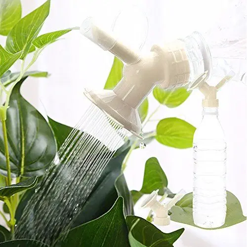 Produktbild: LILOVE Kunststoff Sprinkler Düse Flasche Gießkanne Wasserkanister für Blumen Bewässerung Duschkopf Garten Werkzeug (Aprikose)