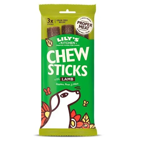 Produktbild: Lily's Kitchen Hunde Leckerchen Kaustange mit Lamm (120g)