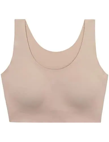 Produktbild: LilySilk Einheitsgröße Klassisch Seide BH Super Komfortabel Damen Bügelloser Seiden-BH,Beige