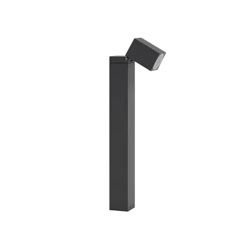 Produktbild: Lindby Außenleuchte Othil (spritzwassergeschützt (Modern) in Alu aus Aluminium (1 flammig, GU10) - Wegeleuchte Pollerleuchte Wegelampe Sockelleuchte