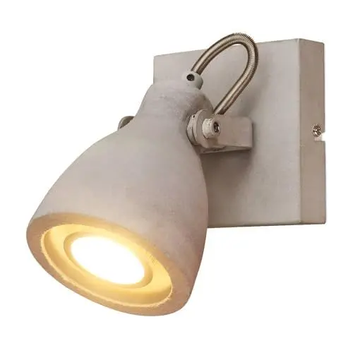 Produktbild: Lindby Beton Strahler 'Kadiga' (Modern) in Alu aus Beton, u.a. für Wohnzimmer & Esszimmer (1 flammig, GU10) - Deckenlampe, Deckenleuchte, Lampe, Spot, Wohnzimmerlampe