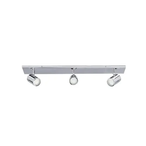 Produktbild: Lindby Deckenlampe Dejan (spritzwassergeschützt (Modern) in Chrom aus Metall (3 flammig, GU10) - Bad Deckenleuchte Lampe Badezimmerleuchte