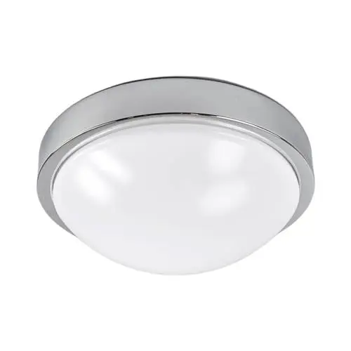 Produktbild: Lindby Deckenlampe Elucio (spritzwassergeschützt (Modern) in Chrom (1 flammig, E27) - Bad Deckenleuchte Lampe Badezimmerleuchte