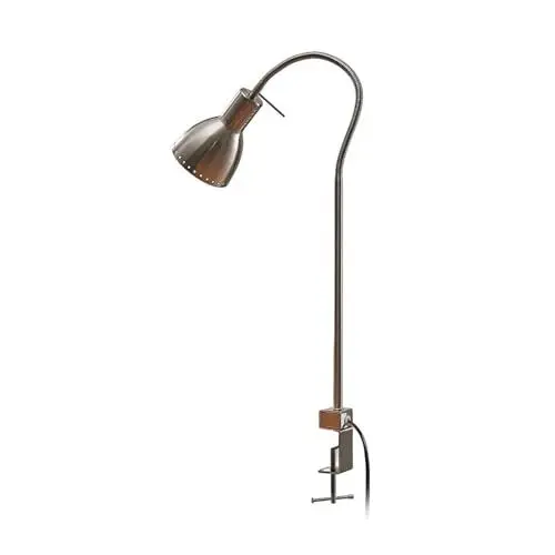 Produktbild: Lindby Klemmleuchte Triska (Modern) in Alu aus Metall (1 flammig, E27) - Tischlampe Tischleuchte Leselampe Nachttischlampe Wohnzimmerleuchte