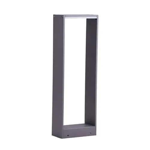 Produktbild: Lindby LED Außenleuchte 'Luitgard' (spritzwassergeschützt (Modern) in Alu aus Aluminium (1 flammig,) - Wegeleuchte, Pollerleuchte, Wegelampe, Sockelleuchte
