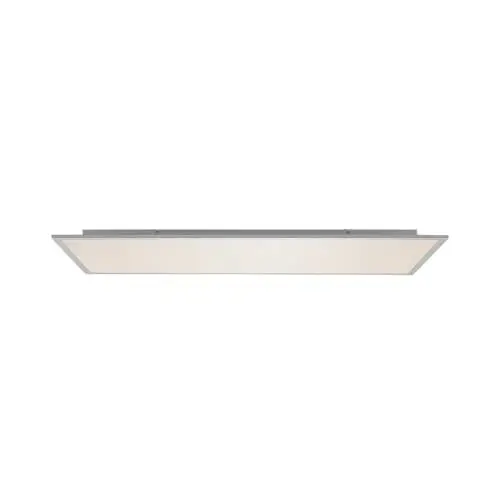 Produktbild: Lindby LED Panel Zento dimmbar mit Leselampe (Modern) in Alu (1 flammig,) - Bürolampe Deckenlampe Deckenleuchte Lampe Küchenleuchte