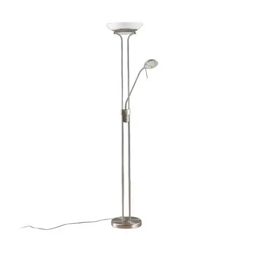 Produktbild: Lindby LED Stehlampe 'Yveta' dimmbar (Modern) in Alu aus Metall u.a. für Wohnzimmer & Esszimmer (1 flammig,) - Wohnzimmerlampe, Stehleuchte, Floor Lamp, Deckenfluter, Standleuchte, Wohnzimmerlampe