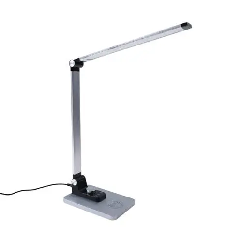 Produktbild: Lindby LED Tischlampe 'Valtaris' (Touchdimmer) dimmbar (Modern) in Alu u.a. für Arbeitszimmer & Büro (1 flammig,) - Tischleuchte, Schreibtischlampe, Nachttischlampe, Touch