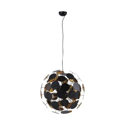 Produktbild: Lindby Pendelleuchte Kinan (Modern) in Schwarz (5 flammig, E14) - Deckenlampe Esstischlampe Hängelampe Hängeleuchte Wohnzimmerleuchte