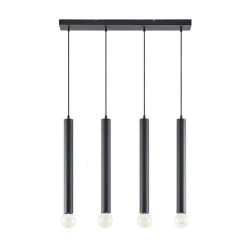 Produktbild: Lindby Pendelleuchte 'Tamilio' (Modern) in Schwarz aus Metall u.a. für Wohnzimmer & Esszimmer (4 flammig, E27) - Deckenlampe, Esstischlampe, Hängelampe, Hängeleuchte, Wohnzimmerlampe