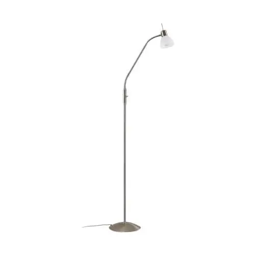 Produktbild: Lindby Stehlampe verstellbar, Standleuchte nickel satiniert 160 cm, 1x E14, ohne Leuchtmittel, Leselampe Standlampe, Wohnzimmerlampe, Stehleuchte Büro