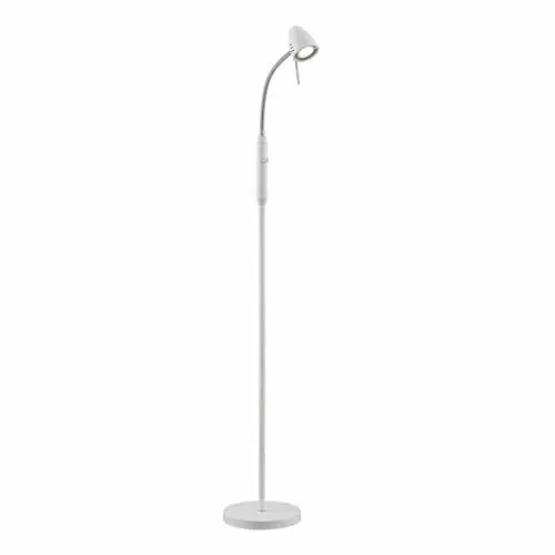 Produktbild: Lindby Stehlampe 'Heyko' dimmbar (Modern) in Weiß aus Metall u.a. für Wohnzimmer & Esszimmer (1 flammig, GU10) - Stehleuchte, Standleuchte, Floor Lamp, Wohnzimmerlampe, Licht nach oben unten