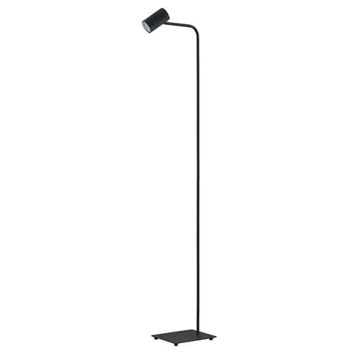 Produktbild: Lindby Stehlampe Sanad (Modern) in Schwarz aus Metall (1 flammig, GU10) - Stehleuchte Standleuchte Floor Lamp Wohnzimmerlampe Wohnzimmerleuchte