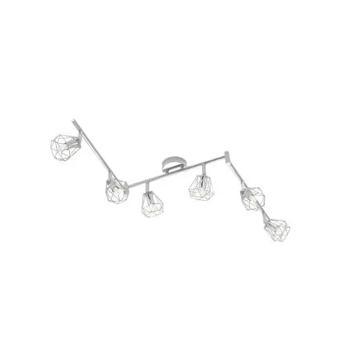 Produktbild: Lindby Strahler Giada (Modern) in Chrom aus Metall (6 flammig, G9) - Deckenlampe Deckenleuchte Lampe Spot Wohnzimmerleuchte