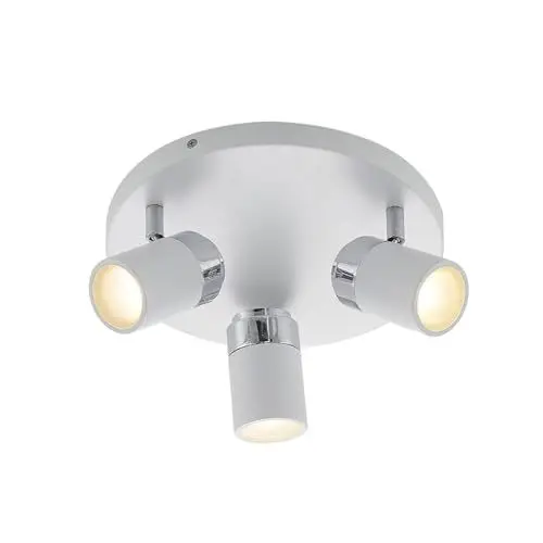 Produktbild: Lindby Deckenlampe Kardo (spritzwassergeschützt (Modern) in Weiß aus Metall (3 flammig, GU10) - Bad Deckenleuchte Lampe Badezimmerleuchte