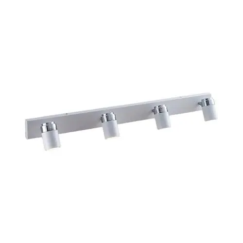 Produktbild: Lindby Strahler Kardo (Modern) in Weiß aus Metall (4 flammig, GU10) - Deckenlampe Deckenleuchte Lampe Spot Badezimmerleuchte