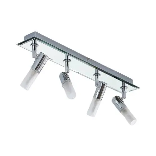 Produktbild: Lindby Strahler Zela (Modern) in Chrom aus Metall (4 flammig, G9) - Deckenlampe Deckenleuchte Lampe Spot Badezimmerleuchte