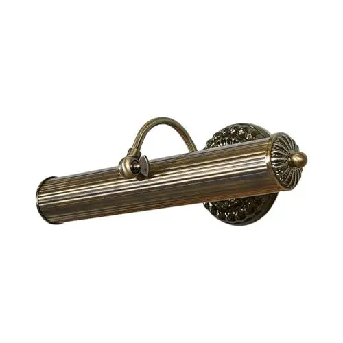 Produktbild: Lindby Wandlampe Bilderleuchte antik Metall Altmessing, Wandleuchte 2x E14 max. 40W Bilderlampe klassisch nostalgisch Flurbeleuchtung