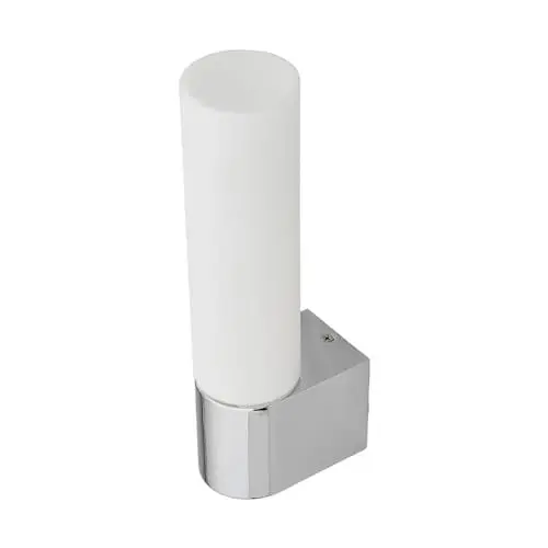Produktbild: Lindby Wandleuchte, Wandlampe Bad Melike (spritzwassergeschützt (Modern) in Chrom aus Metall (1 flammig E14) - Wandleuchten Spiegelleuchte Badezimmer Wandbeleuchtung Badezimmerleuchte