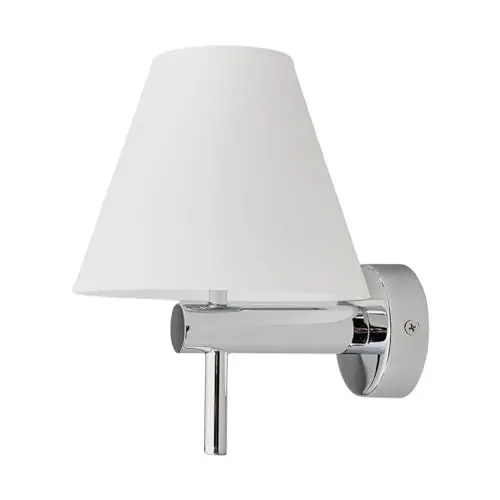 Produktbild: Lindby Wandleuchte, Wandlampe Bad Violetta (spritzwassergeschützt (Modern) in Chrom aus Metall (1 flammig G9) - Wandleuchten Spiegelleuchte Badezimmer Wandbeleuchtung Badezimmerleuchte
