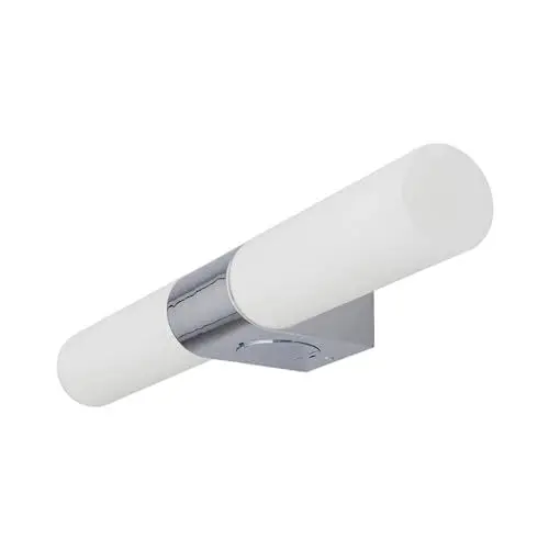 Produktbild: Lindby Wandleuchte, Wandlampe Bad Ziva (spritzwassergeschützt (Modern) in Chrom aus Metall (2 flammig E14) - Wandleuchten Spiegelleuchte Badezimmer Wandbeleuchtung Badezimmerleuchte