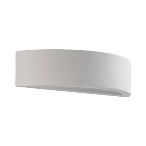 Produktbild: Lindby Wandleuchte, Wandlampe Innen Aurel (Modern) in Weiß aus Gips/Ton (1 flammig E14) - Wandstrahler Wandbeleuchtung Schlafzimmer/Wohnzimmer Licht nach oben & unten Wohnzimmerleuchte